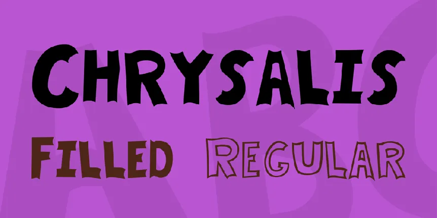 Chrysalis font