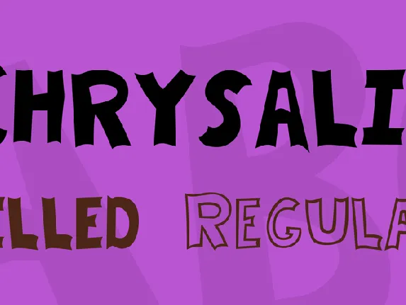 Chrysalis font