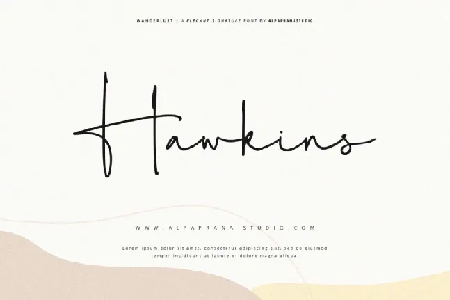 Wanderlust font