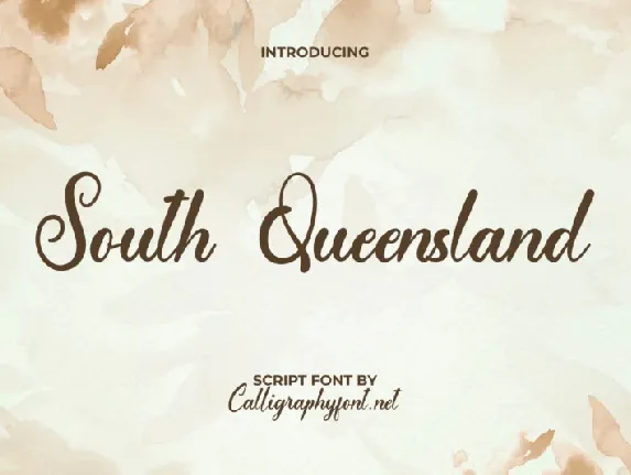 South Queensland font