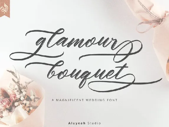 Glamour Bouquet font