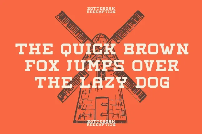 ROTTERDAM REDEMPTION font