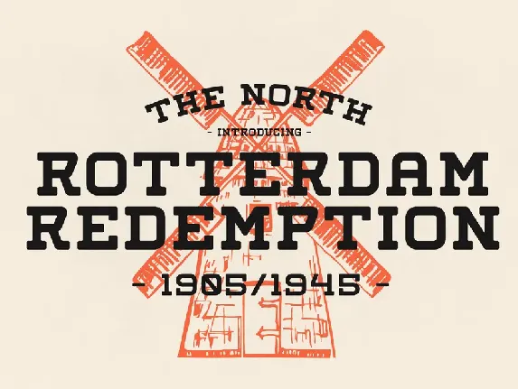 ROTTERDAM REDEMPTION font