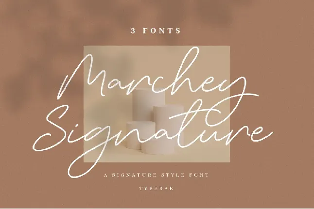 Marchey Signature font