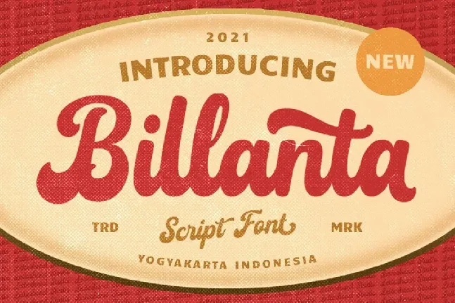 Billanta font