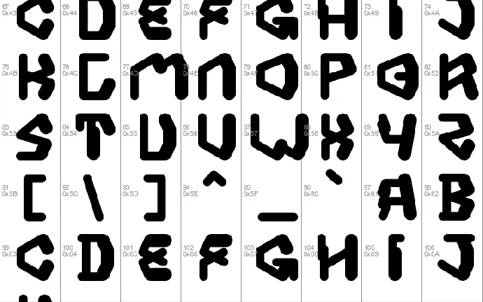 Greesocia font