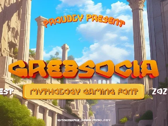 Greesocia font