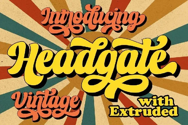 Headgate font