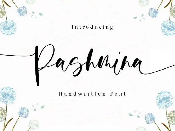 Pashmina font