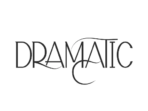 Dramatic Demo font