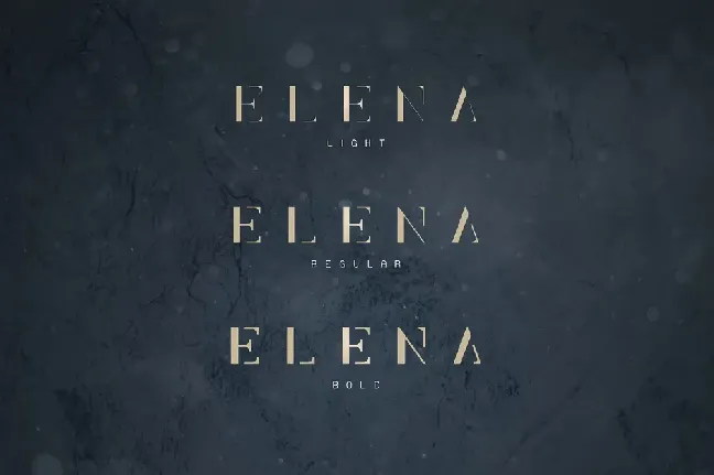 Elena font