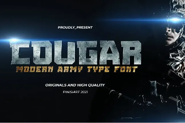 COUGAR font