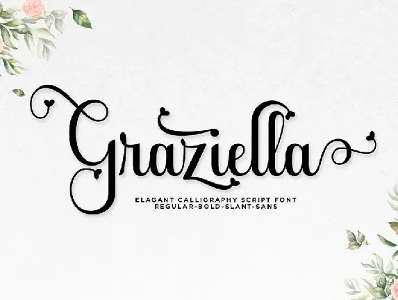 Graziella Script Italic font