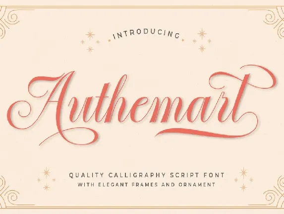 Authemart font