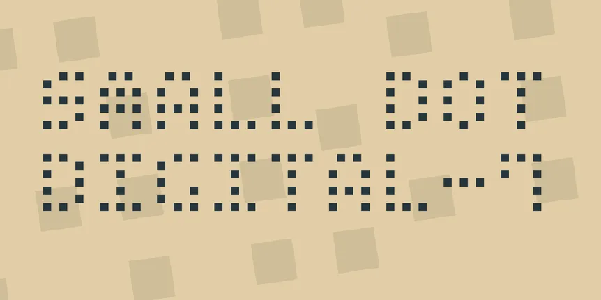 Small Dot Digital-7 font