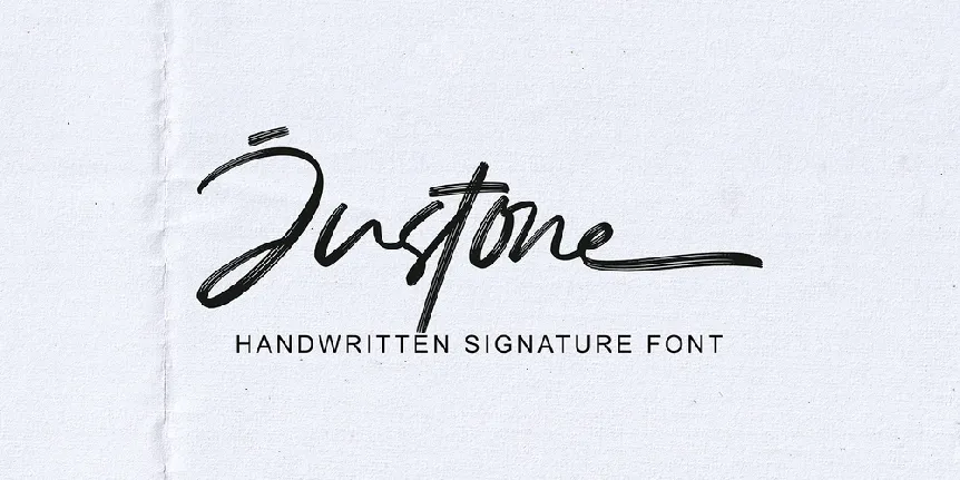 Justone font