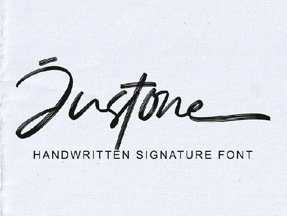 Justone font