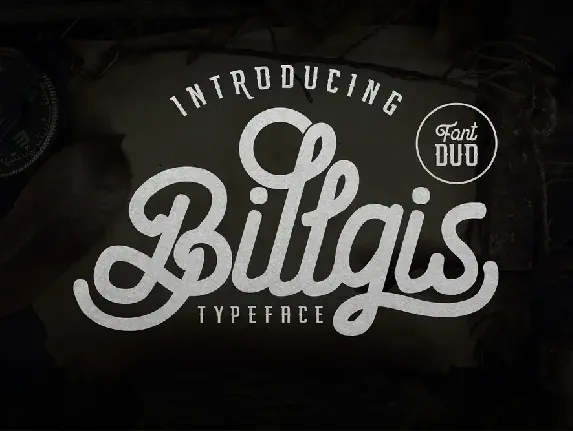 Billgis Duo font