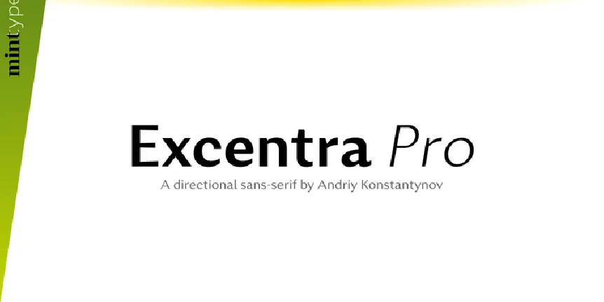 Excentra Pro Family font