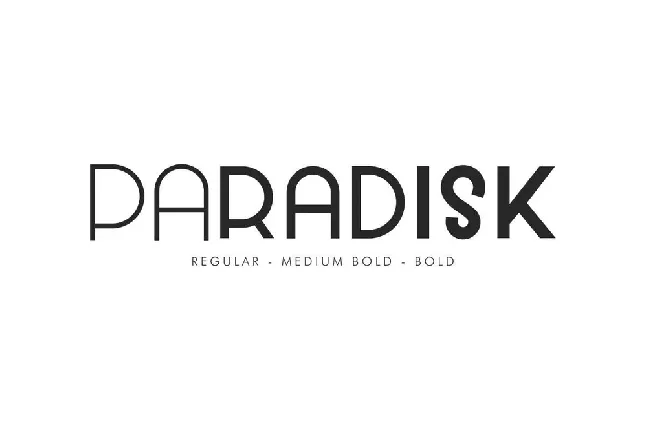 Paradisk font