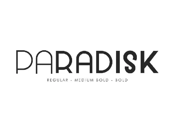 Paradisk font