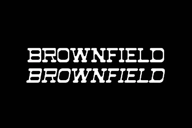 Brownfiled Demo font