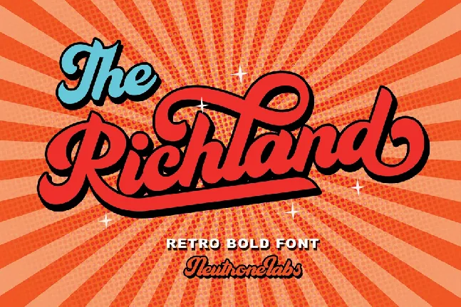 The Richland font