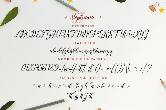 Stephania font