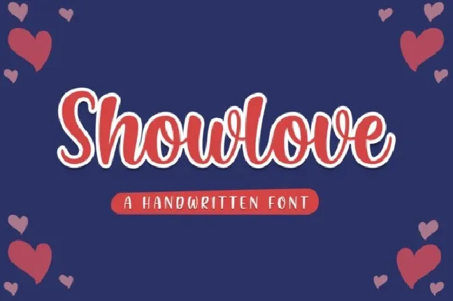 Showlove Script font