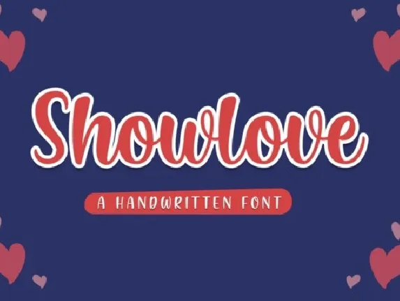 Showlove Script font