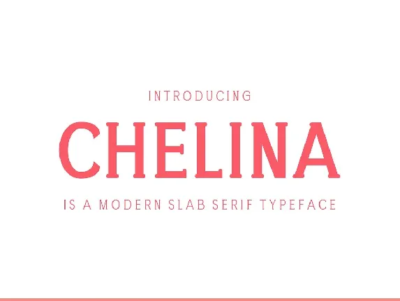 Chelina font