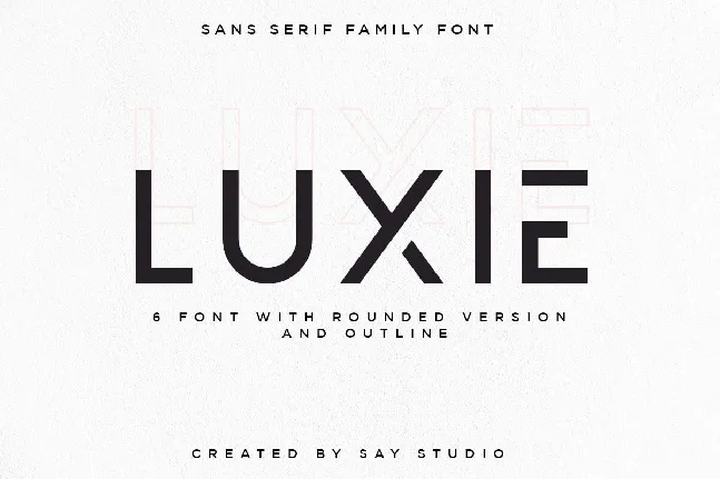 Luxie font