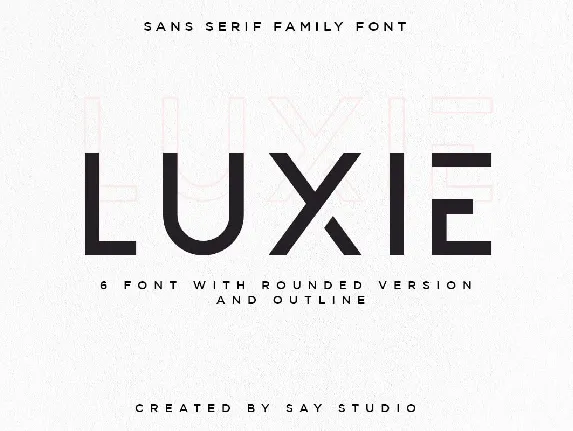 Luxie font