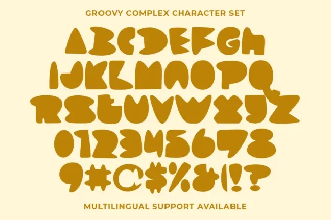 Groovy Complex font