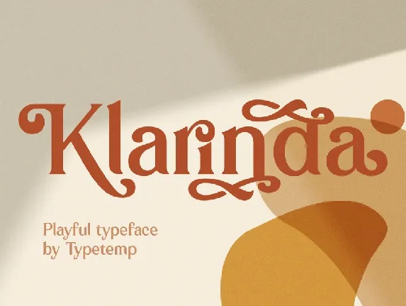 Klarinda font