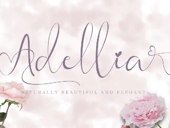 Adellia font