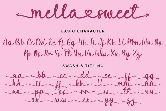 Mella Sweet font