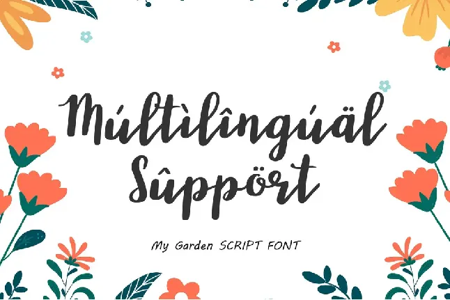 Mygarden font