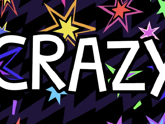 CrazyV1 font