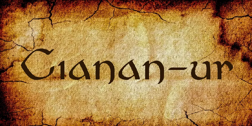 Cianan-ur font