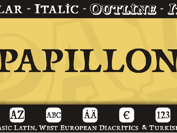 Papillons font