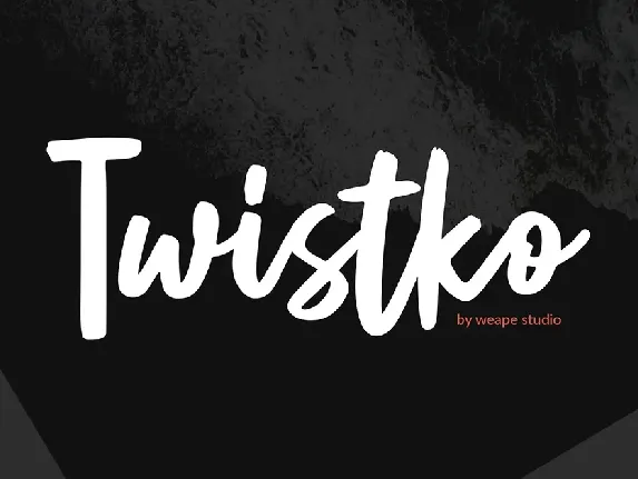 Twistko font