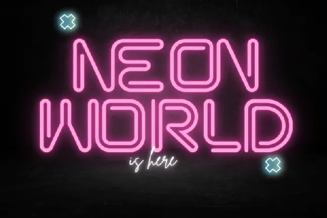 Neon World font