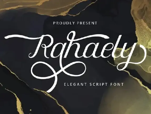 Rahaely Calligraphy font