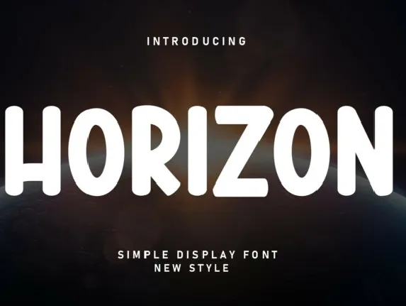 Horizon Display Typeface font