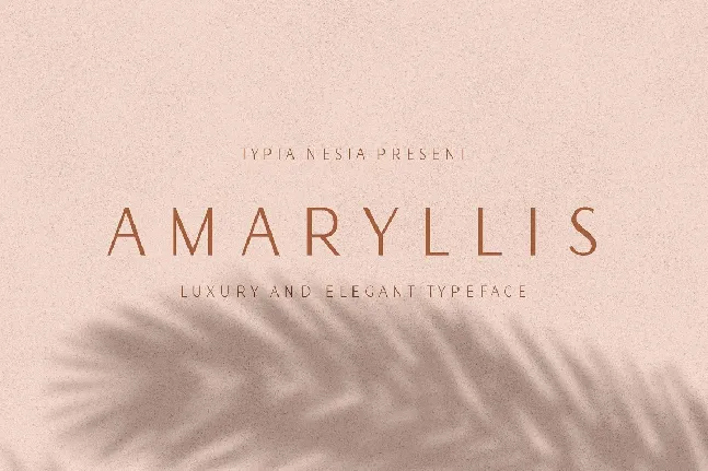 Amaryllis font