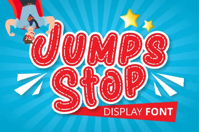 Jumps Stop font