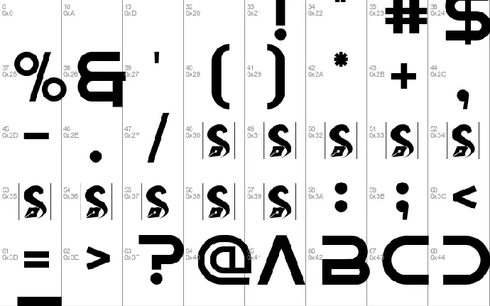 DROXEN_Demo font