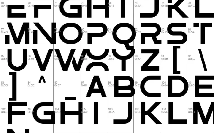 DROXEN_Demo font