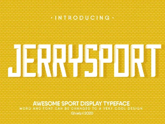 JerrySport font